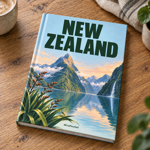 Livre photo personnalisé Nouvelle-Zélande – Ton histoire en 25 photos